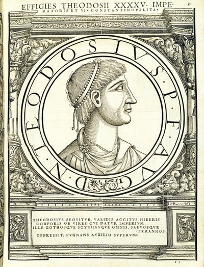 Theodosius I., Illustration aus 